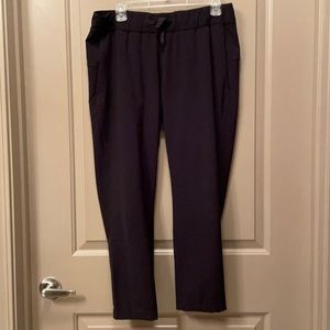 Black Lululemon On The Fly Pants